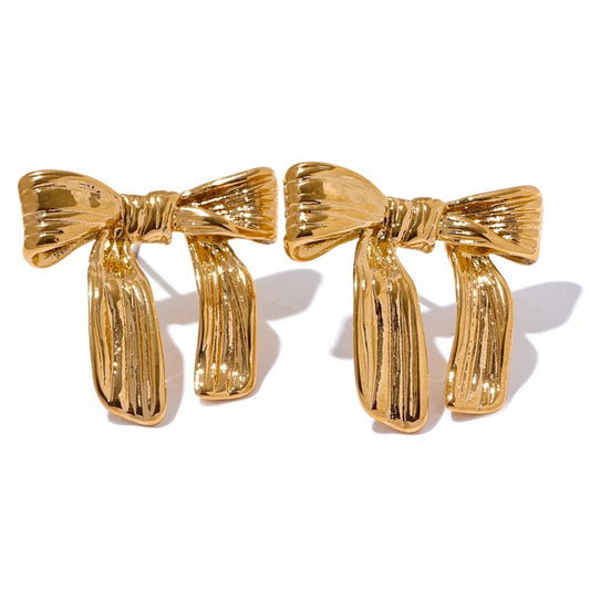 Bowknot Bow Stud Earrings