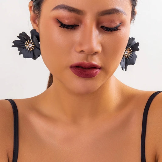 Rose Flower Earrings