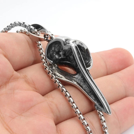 Crow Viking Necklace