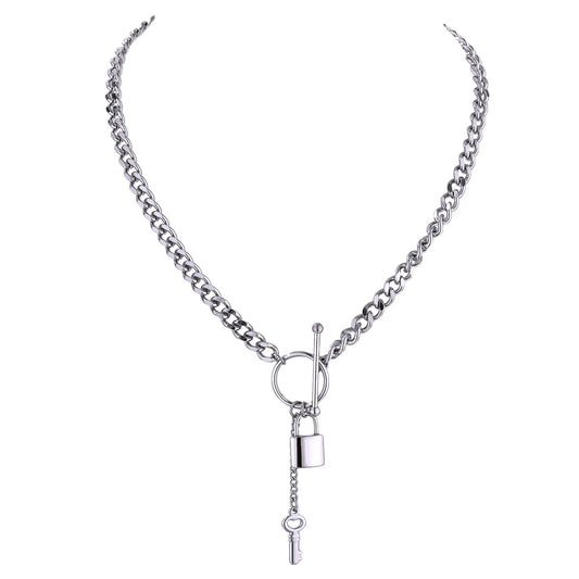 Heart Lock Pendant Necklace