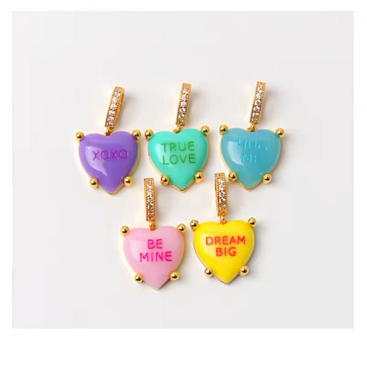 Colorful Heart Necklace