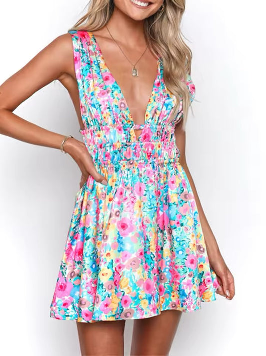 Flower Print Dress