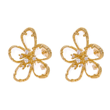 Zir Flower Earrings